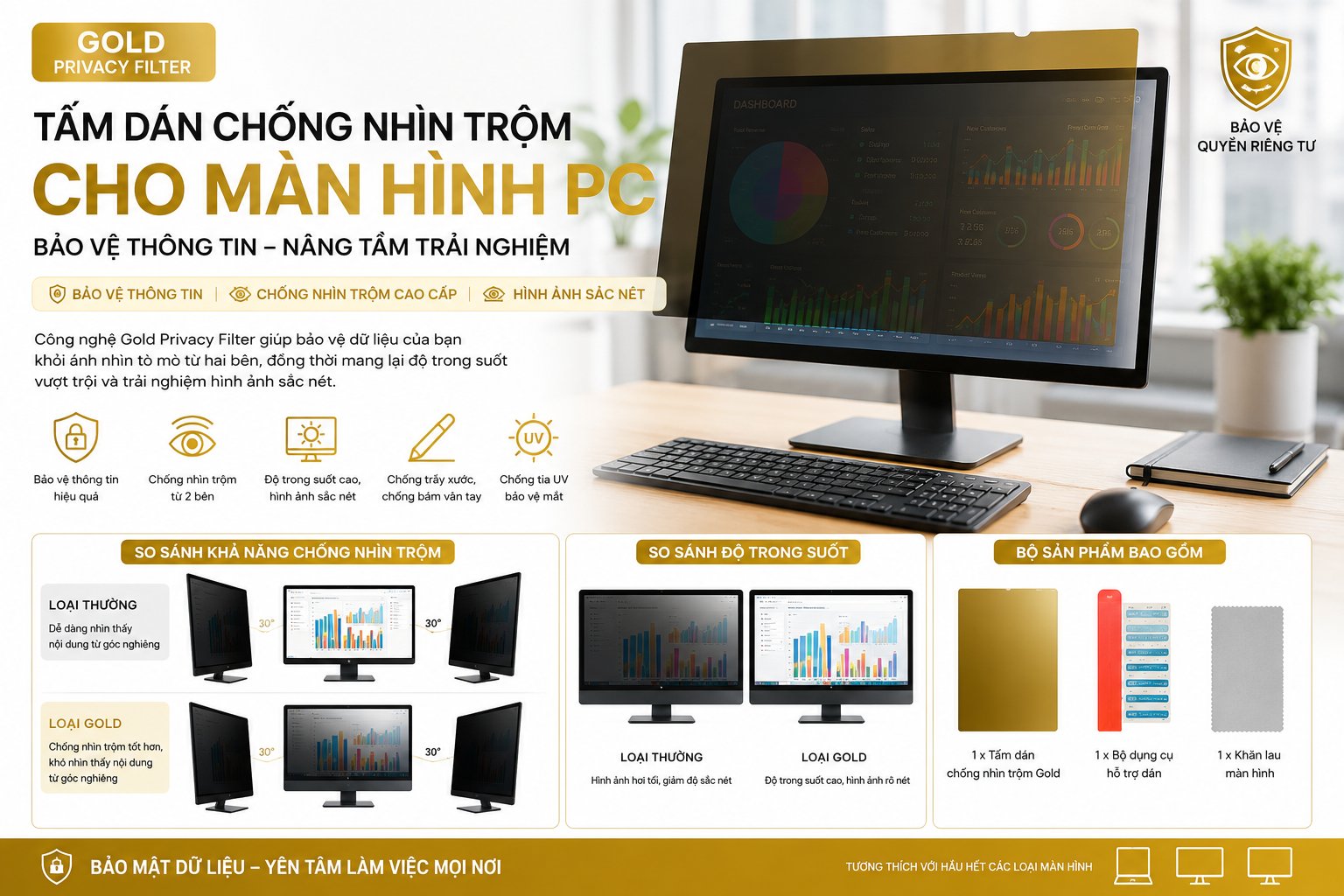 Gold Privacy Filter cho PC